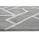 Zizi 96 X 60 inch Grey Indoor Hand-Tufted Rug, Hand-Tufted